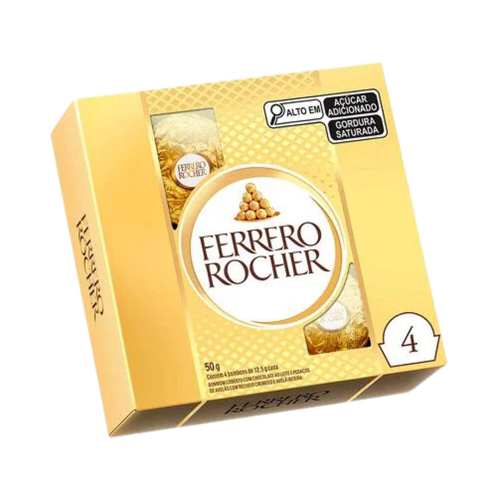 Caixa Ferrero Rocher 4 Unidades
