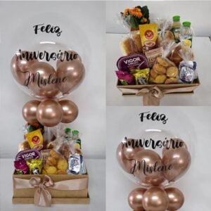 Café da Manhã Doçura com balão bubble