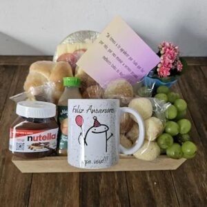 Mini Bandeja Café da Manhã / Tarde com Caneca