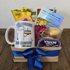 Cesta Café da Manhã Individual Com Caneca