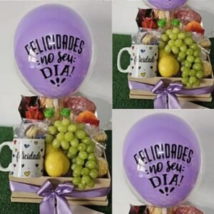 Cesta Café da Manhã Felicidade no seu Dia